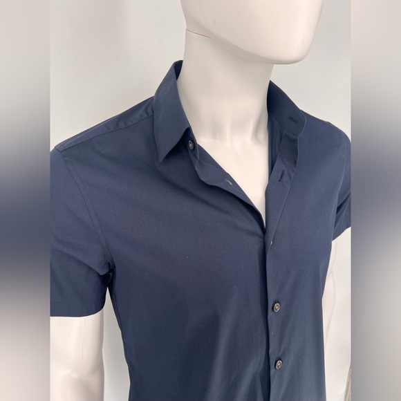 NWT Theory Sylvain Short Sleeve Shirt - Picture 11 of 14